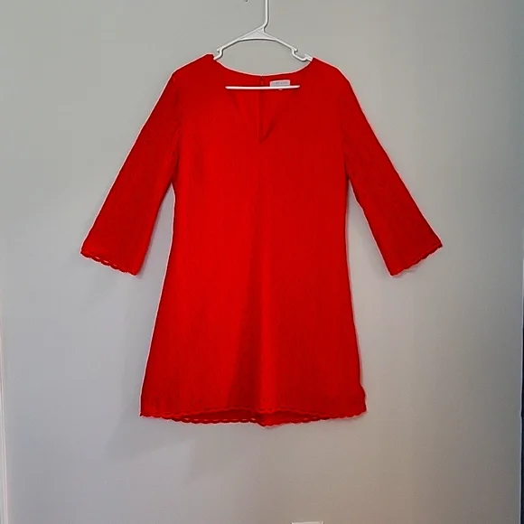 Red Lace Dress - Picture 1 of 7